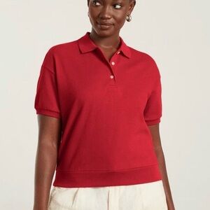 Everlane The Oversized Polo Red Size Small
NWOT